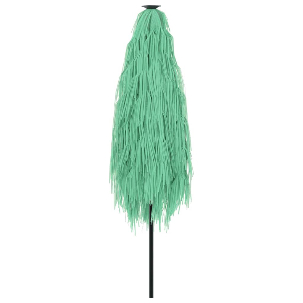 vidaXL Garden Parasol with Steel Pole Green 388x388x248 cm 6