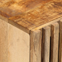 vidaXL Bedside Cabinet 40x34x46 cm Solid Wood Rough Mango 6