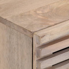 vidaXL Bedside Cabinet 40x34x46 cm Solid Wood Bleached Mango 6