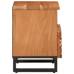 vidaXL Bedside Cabinet 40x33x46 cm Solid Wood Acacia 4