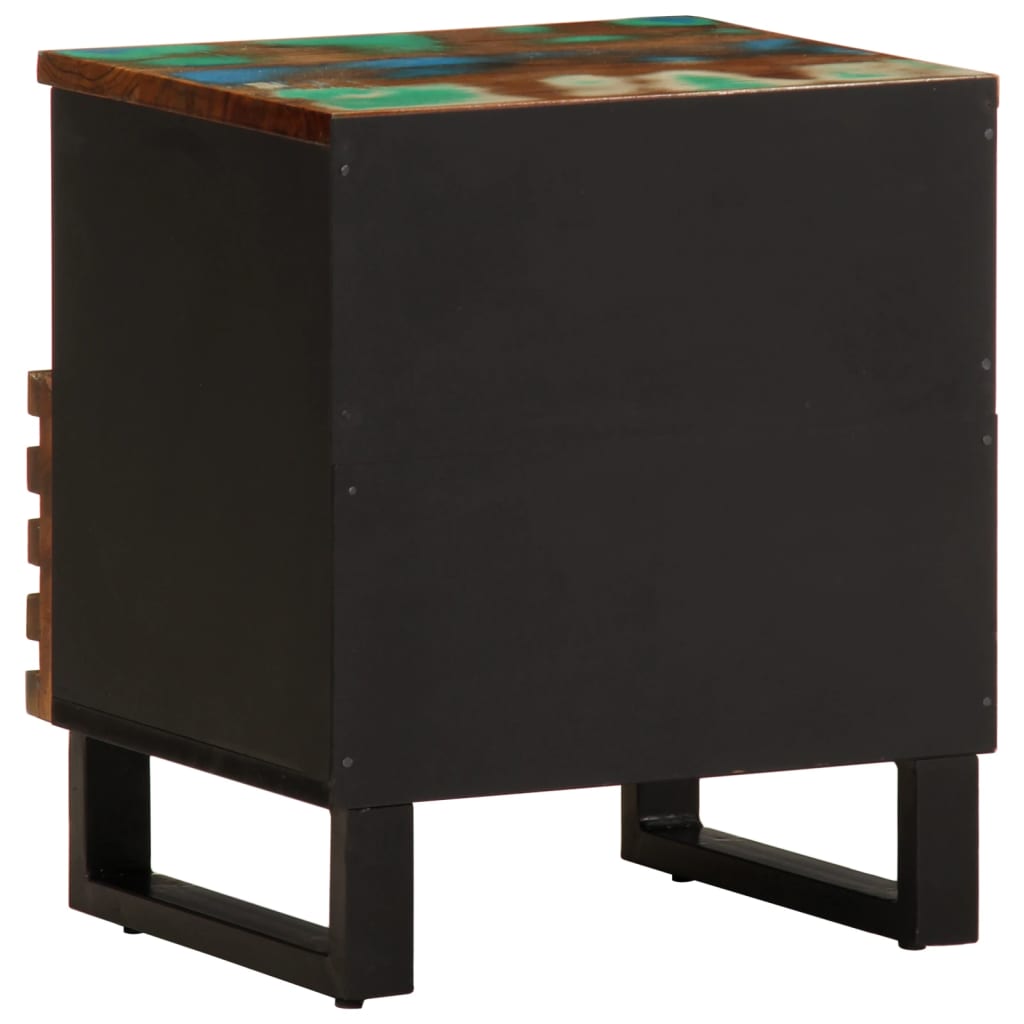 vidaXL Bedside Cabinets 2 pcs 40x33x46 cm Solid Wood Reclaimed 6
