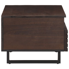 vidaXL Coffee Table Brown 80x55x40 cm Solid Wood Mango 3