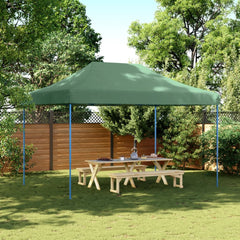 Foldable Party Tent Pop-Up 410x279x315 cm No without Sidewall Green