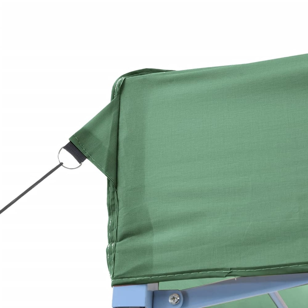 Foldable Party Tent Pop-Up No with 3 Sidewalls Green