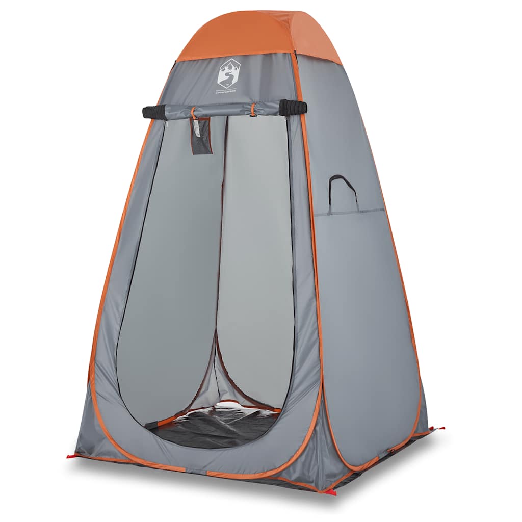 vidaXL Privacy Tent Grey and Orange Pop-up Waterproof 2