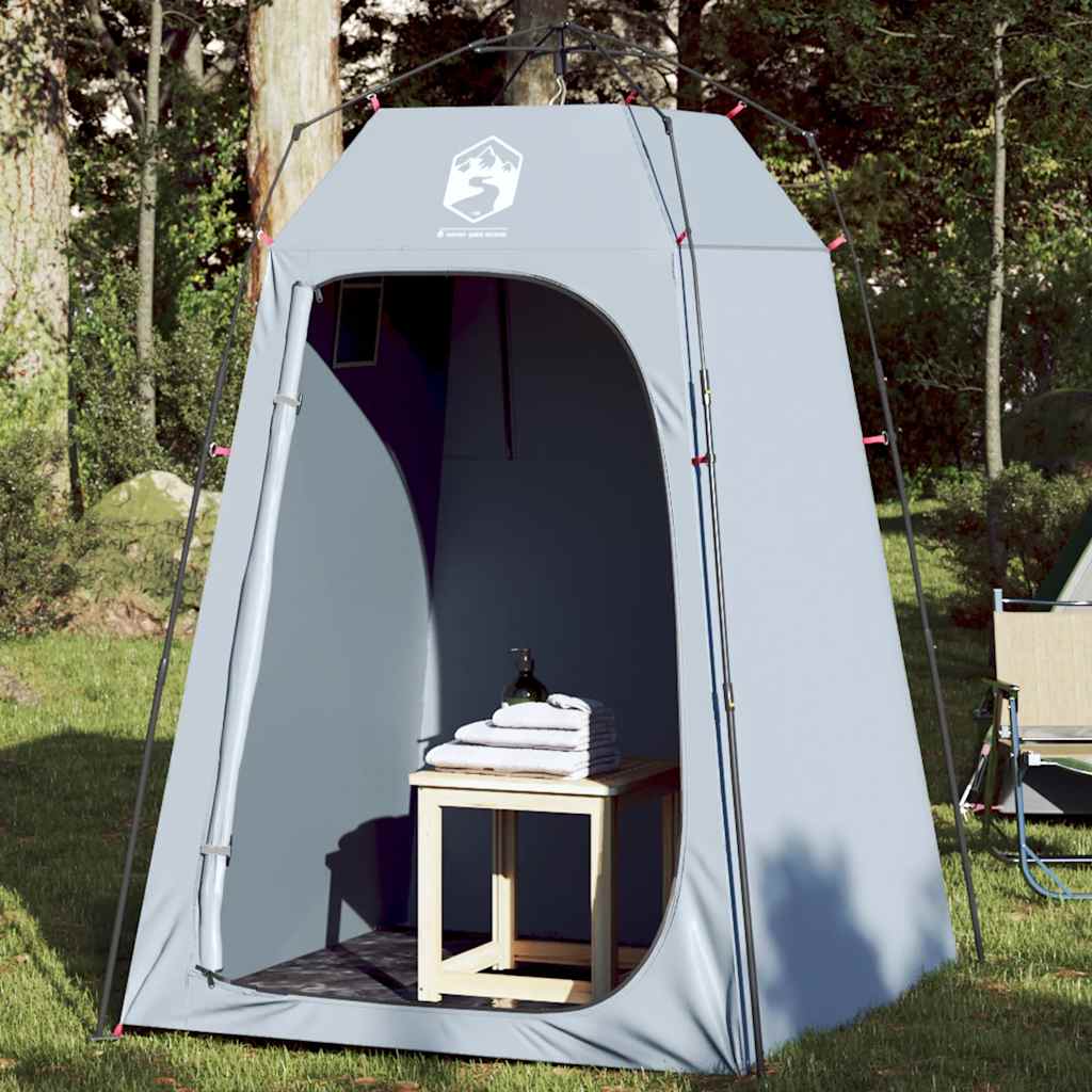 vidaXL Privacy Tent Grey Quick Release Waterproof 1