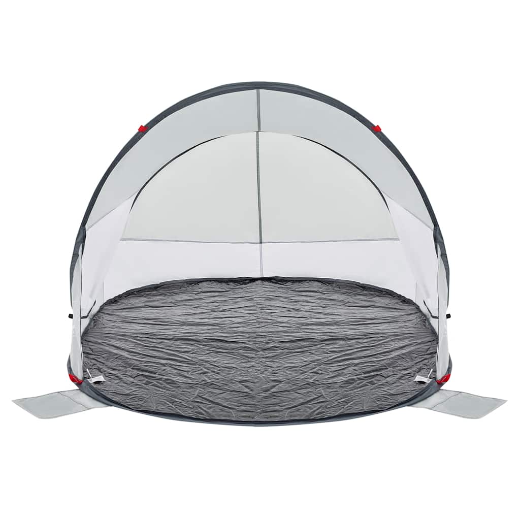vidaXL Beach Tent Grey Pop-up Waterproof 5