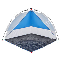 vidaXL Beach Tent Azure Blue Quick Release Waterproof 4