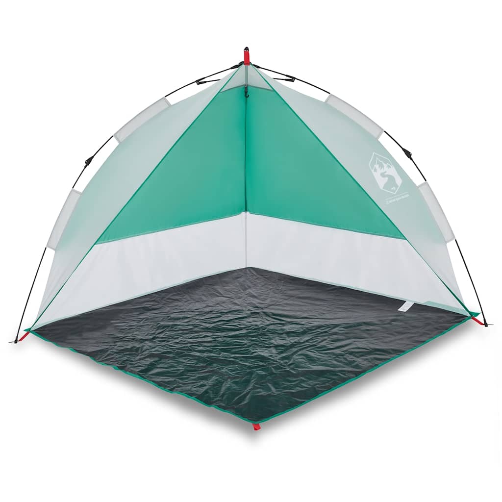 vidaXL Beach Tent Sea Green Quick Release Waterproof 2