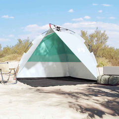 vidaXL Beach Tent Sea Green Quick Release Waterproof 3