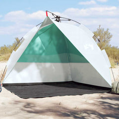 vidaXL Beach Tent Sea Green Quick Release Waterproof 1