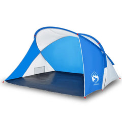 vidaXL Beach Tent 2-Person Azure Blue Pop-up Waterproof 4
