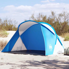 vidaXL Beach Tent 2-Person Azure Blue Pop-up Waterproof 1