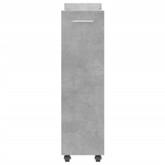 vidaXL Cabinet with Wheels Concerte Grey 60x22x79 cm Engineered Wood 6