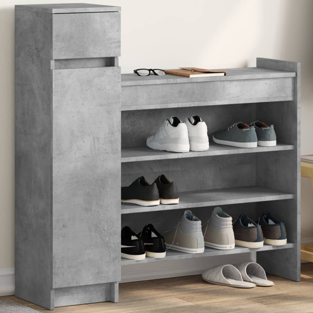 vidaXL Shoe Cabinet 100.5x28x100 cm Engineered Wood