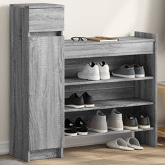 vidaXL Shoe Cabinet 100.5x28x100 cm Engineered Wood