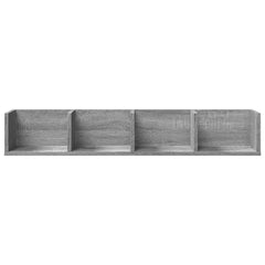 vidaXL Wall Cabinets 2 pcs Grey Sonoma 99x18x16.5 cm Engineered Wood 5