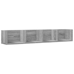 vidaXL Wall Cabinets 2 pcs Grey Sonoma 99x18x16.5 cm Engineered Wood 6