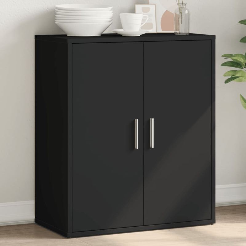 Sideboard Black 60x31x70 cm Engineered Wood