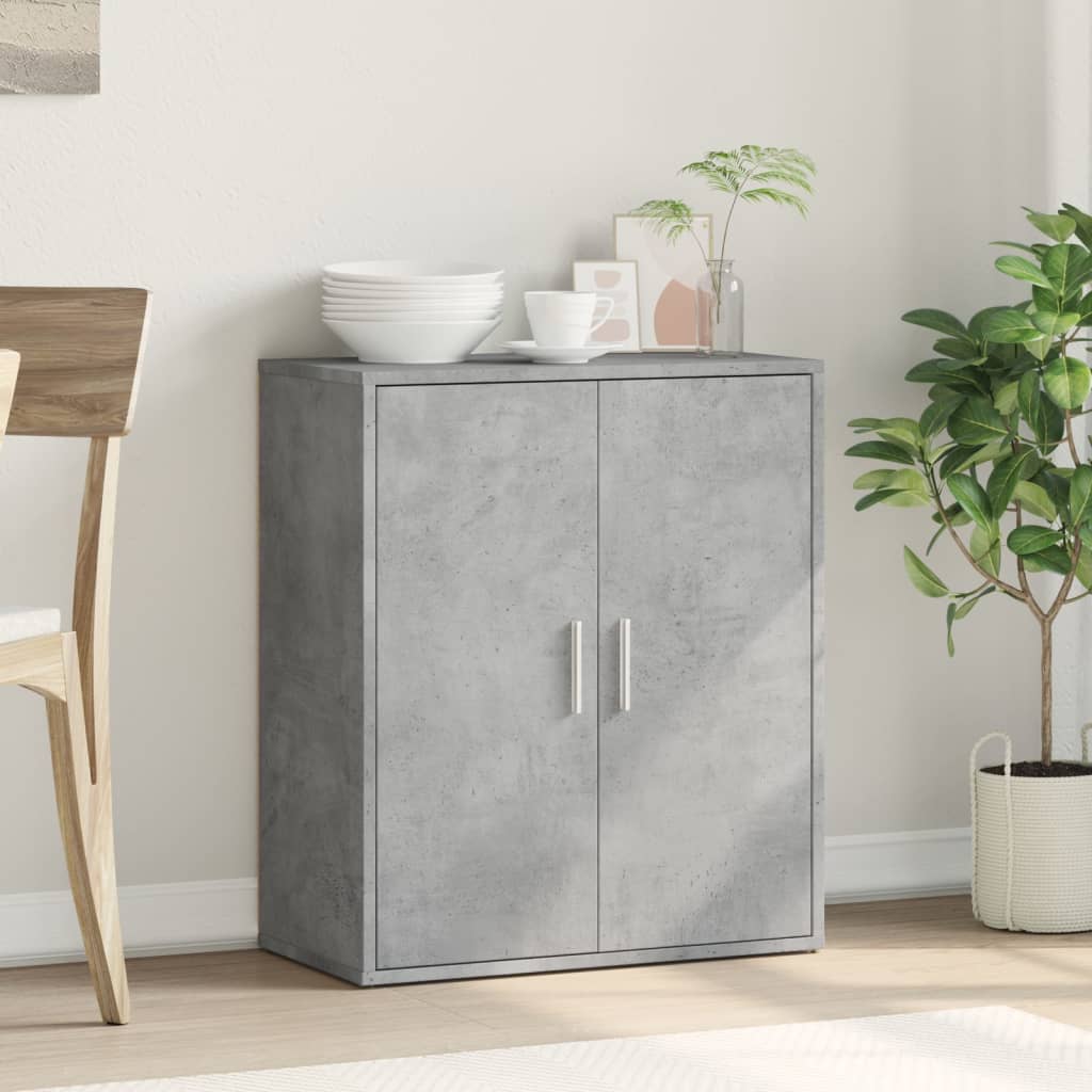 vidaXL Sideboard Concrete Grey 60x31x70 cm Engineered Wood 3