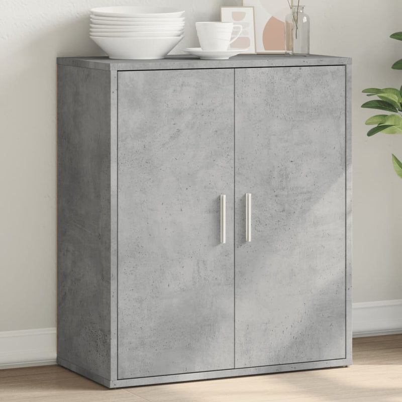 Sideboard Concrete Grey 60x31x70 cm Engineered Wood