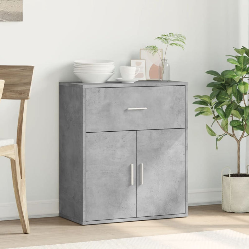 Sideboard Concrete Grey 60x31x70 cm Engineered Wood