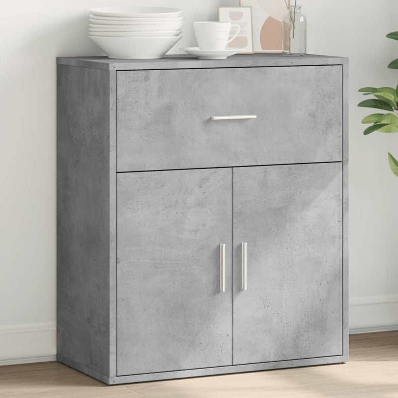 Sideboard Concrete Grey 60x31x70 cm Engineered Wood