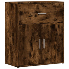 vidaXL Sideboard Smoked Oak 60x31x70 cm Engineered Wood 2