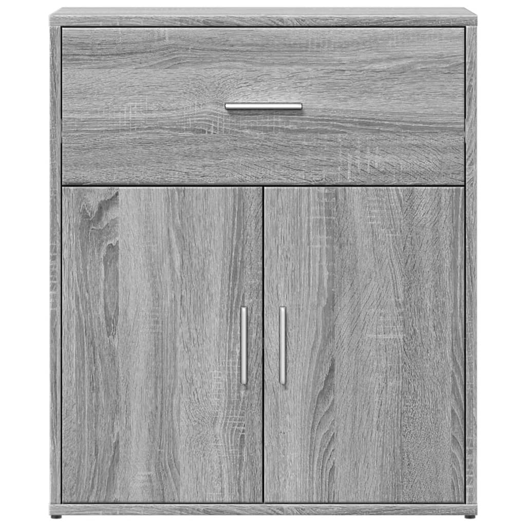 vidaXL Sideboard Grey Sonoma 60x31x70 cm Engineered Wood 5