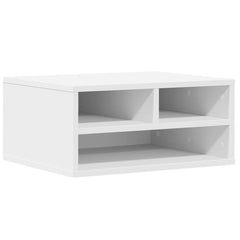 vidaXL Printer Stand White 49x40x22,5 cm Engineered Wood 2