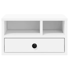 vidaXL Printer Stand White 40x32x22,5 cm Engineered Wood 6