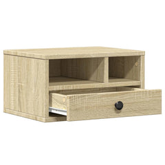 vidaXL Printer Stand Sonoma Oak 40x32x22,5 cm Engineered Wood 5