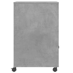 Printer Stand with Wheels 60x48x74 cm Concrete grey