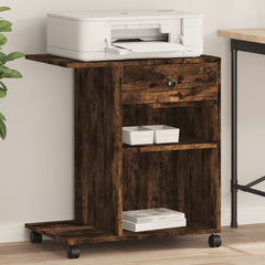 vidaXL Printer Stand with Wheels 60x40x68.5 cm