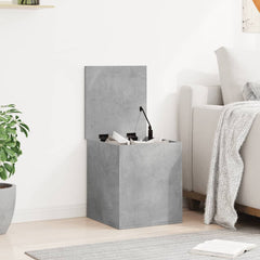 vidaXL Storage Box Concrete Grey 40x42x46 cm Engineered Wood 3