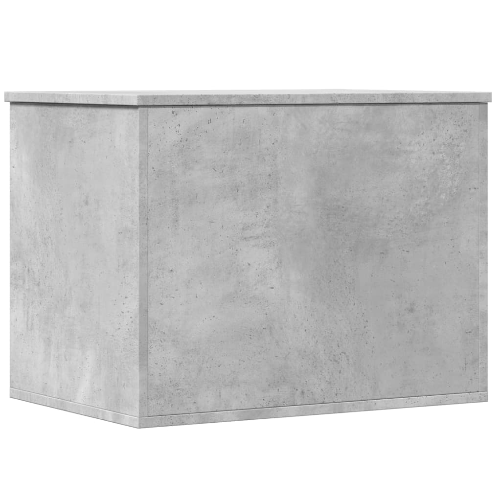 vidaXL Storage Box Concrete Grey 60x42x46 cm Engineered Wood 6