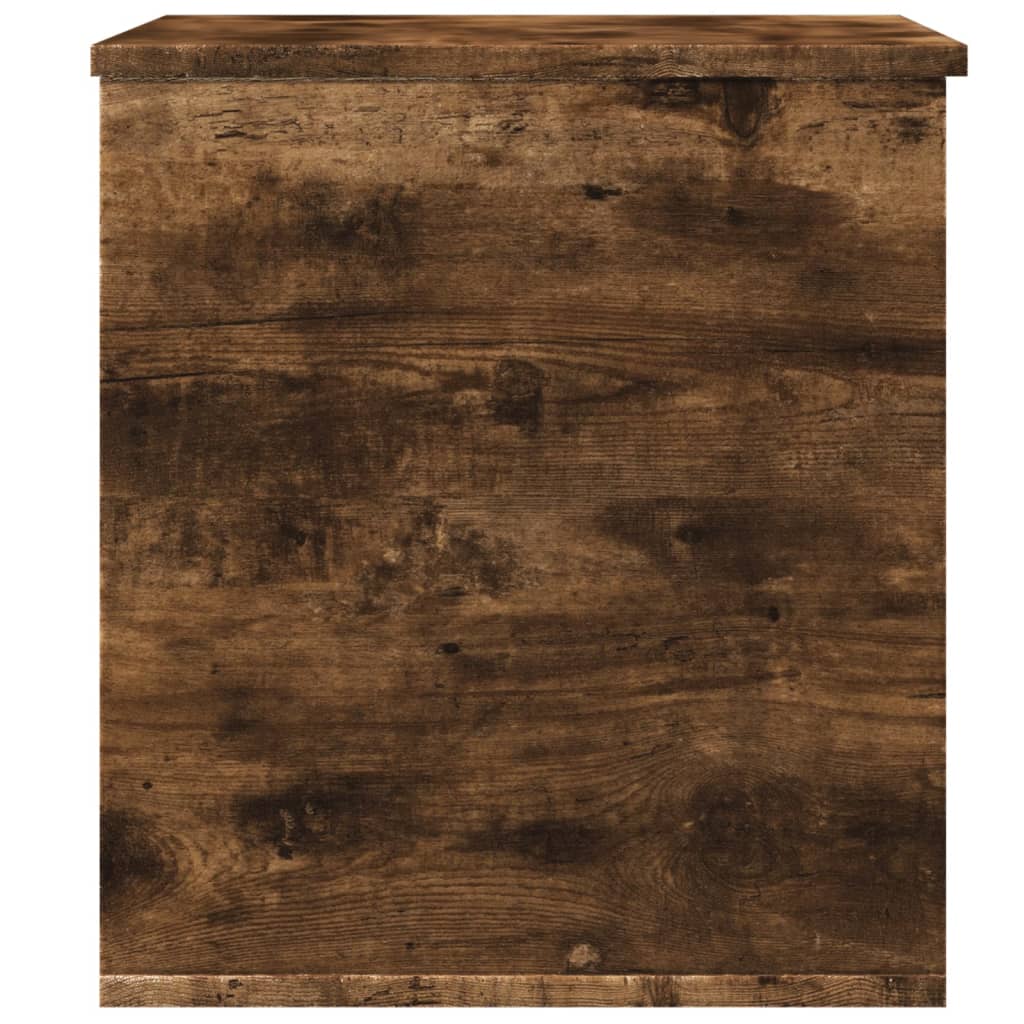 vidaXL Storage Box Smoked Oak 60x42x46 cm Engineered Wood 5