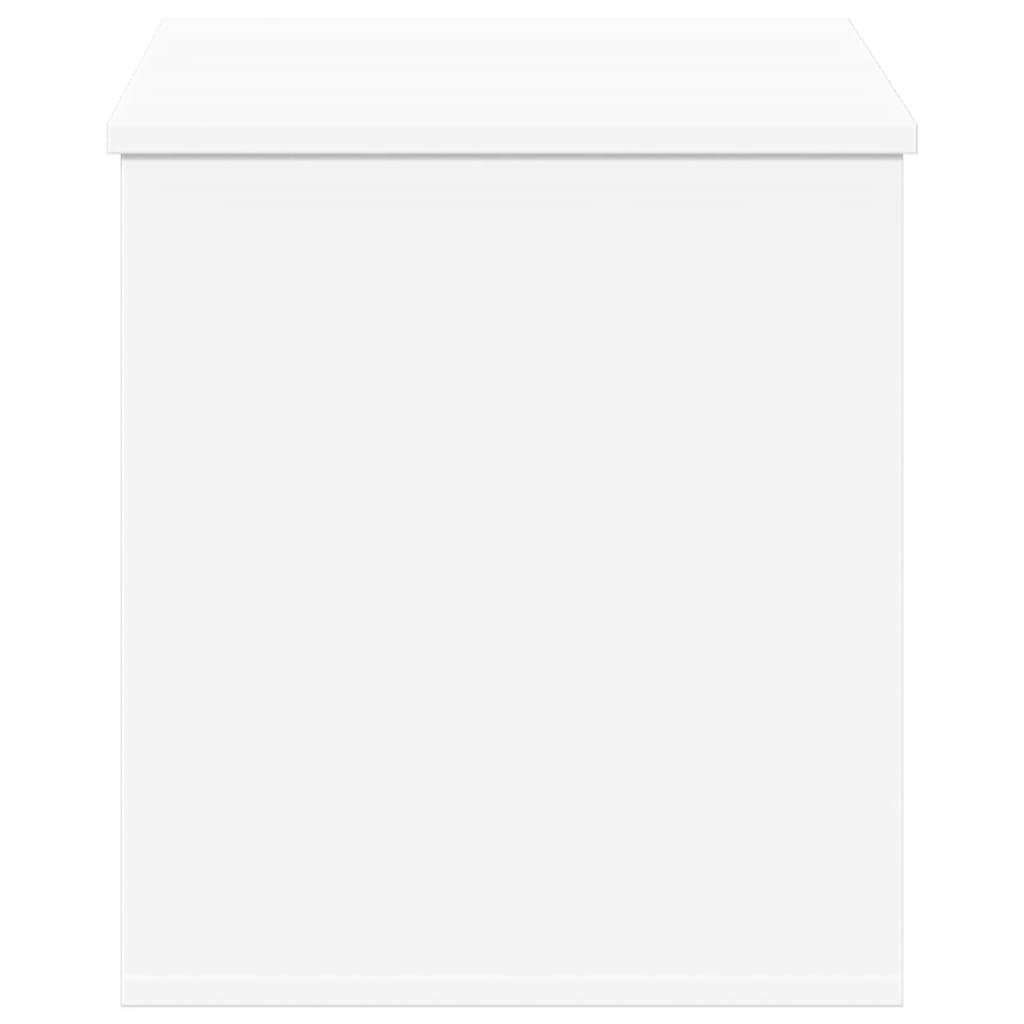 vidaXL Storage Box White 100x42x46 cm Engineered Wood 5