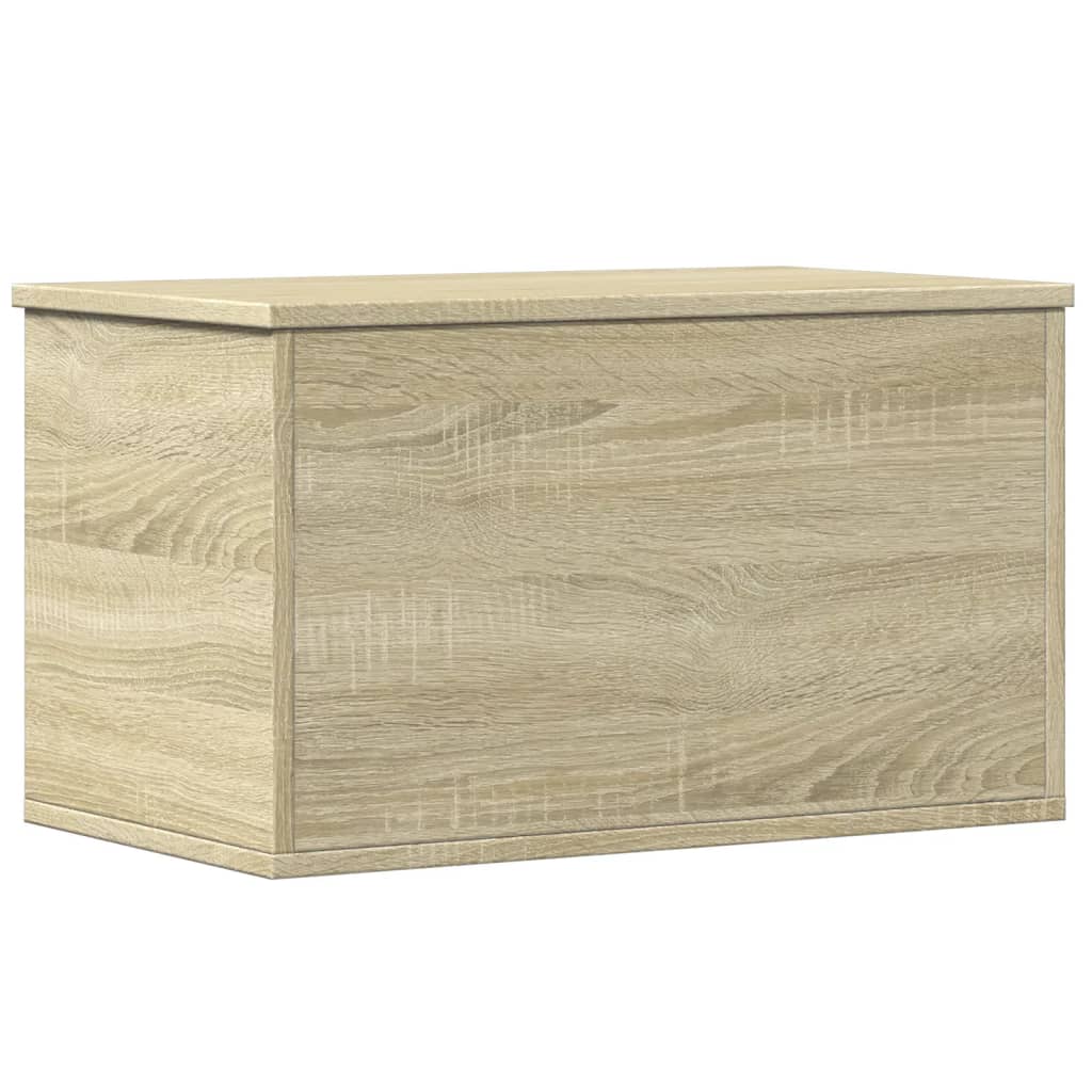 vidaXL Storage Box Sonoma Oak 60x35x35 cm Engineered Wood 2