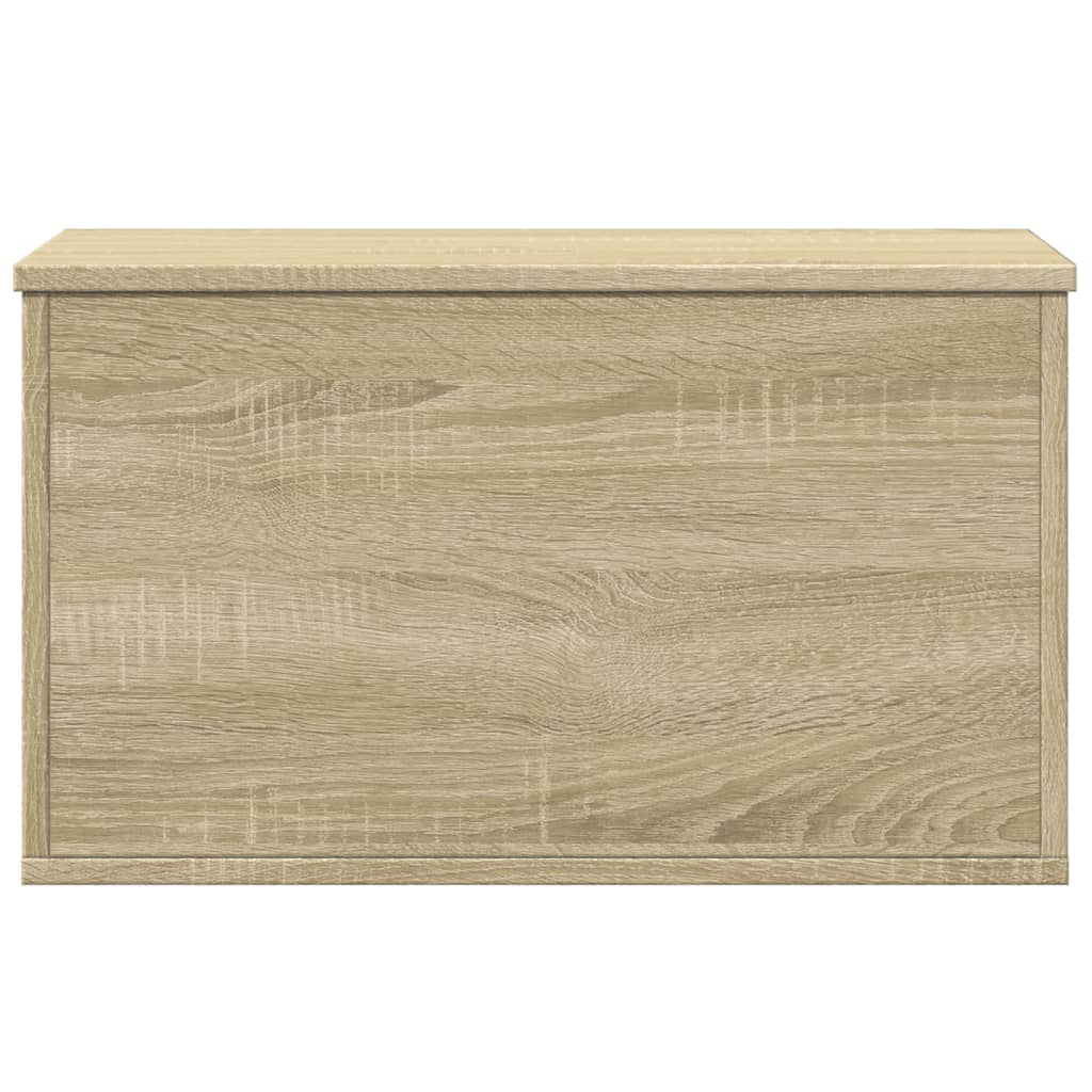 vidaXL Storage Box Sonoma Oak 60x35x35 cm Engineered Wood 4