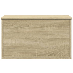 vidaXL Storage Box Sonoma Oak 60x35x35 cm Engineered Wood 4