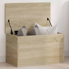 vidaXL Storage Box Sonoma Oak 60x35x35 cm Engineered Wood 1