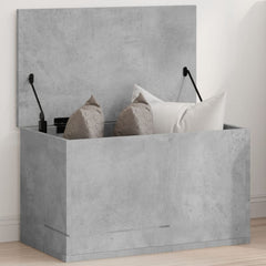 vidaXL Storage Box Concrete Grey 60x35x35 cm Engineered Wood 1