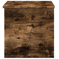 vidaXL Storage Box Smoked Oak 60x35x35 cm Engineered Wood 5