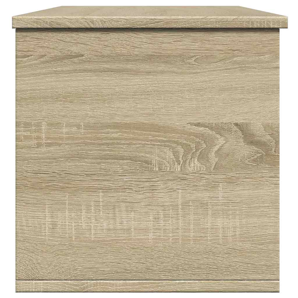 Storage Box 102x35x35 cm Engineered Wood Sonoma oak