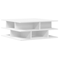 vidaXL Coffee Table White 70x70x29 cm Engineered Wood 2