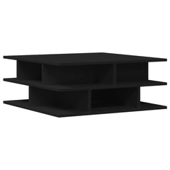 vidaXL Coffee Table Black 70x70x29 cm Engineered Wood 2
