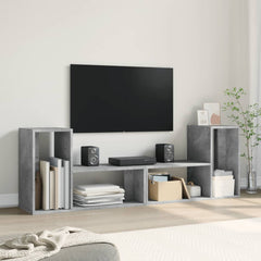 vidaXL TV Cabinet Concrete Grey 3
