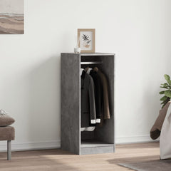 vidaXL Wardrobe Concrete Grey 48x41x102 cm Engineered Wood 3