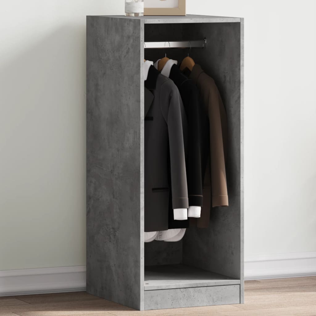 vidaXL Wardrobe Concrete Grey 48x41x102 cm Engineered Wood 1